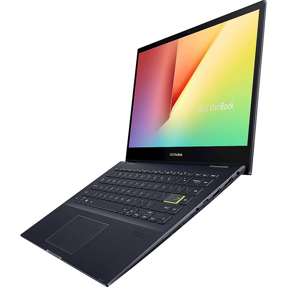 ASUS - VivoBook Flip 14 14" Dokunmatik Ekranlı Dizüstü Bilgisayar - AMD  Ryzen 5 - 8GB RAM - 512GB Katı Hal Sürücüsü - Siyah