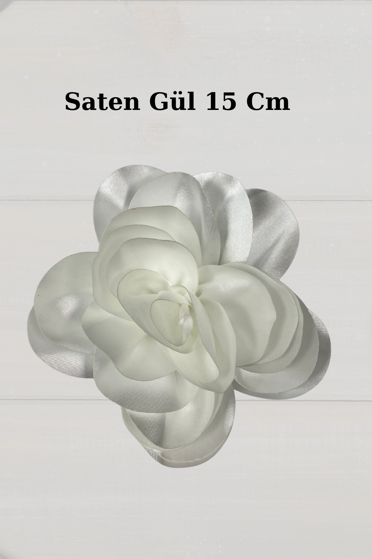Saten Gül İğne Detaylı Gelin Çiçeği
