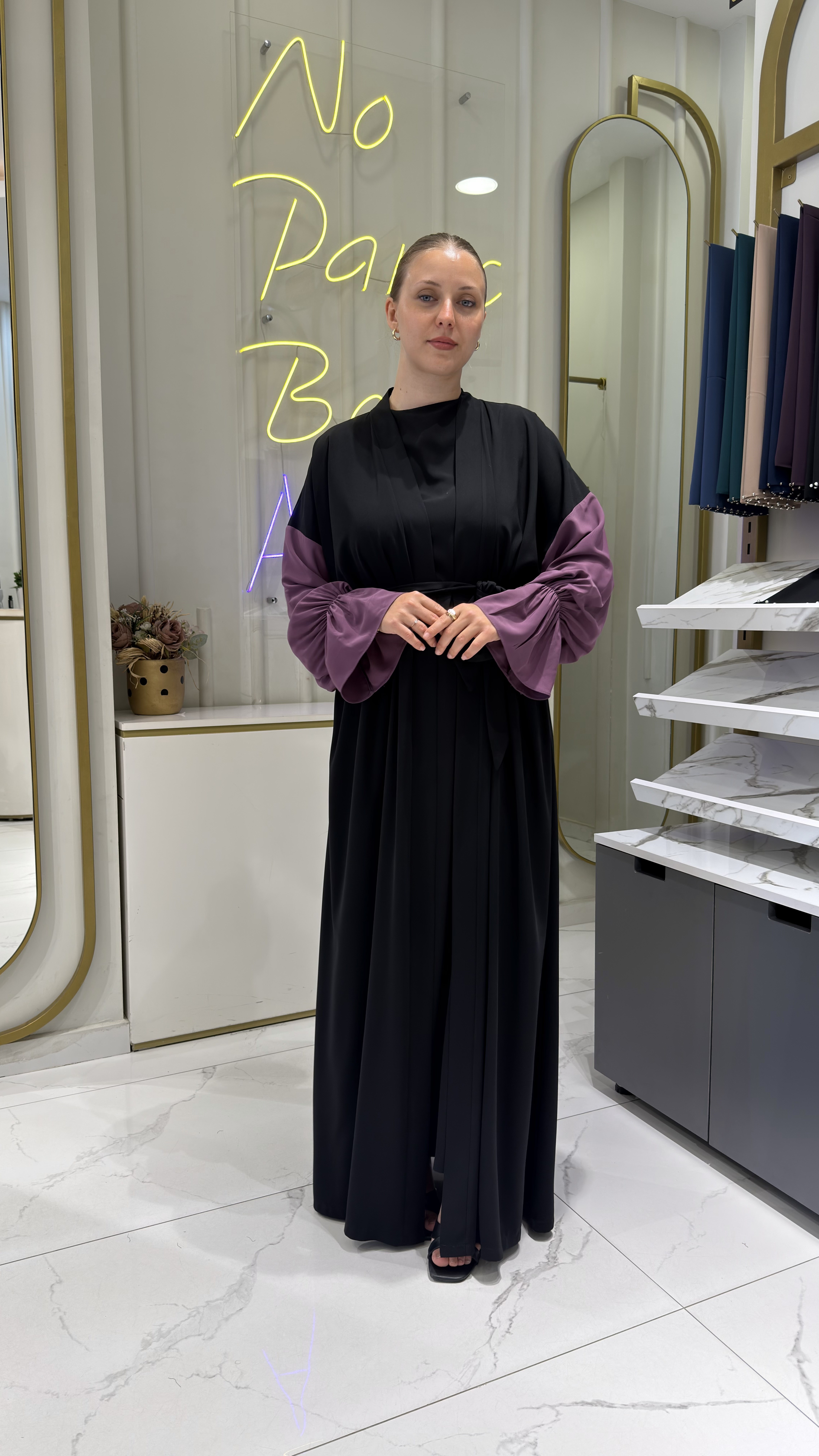 DEFNE ABAYA - MOR
