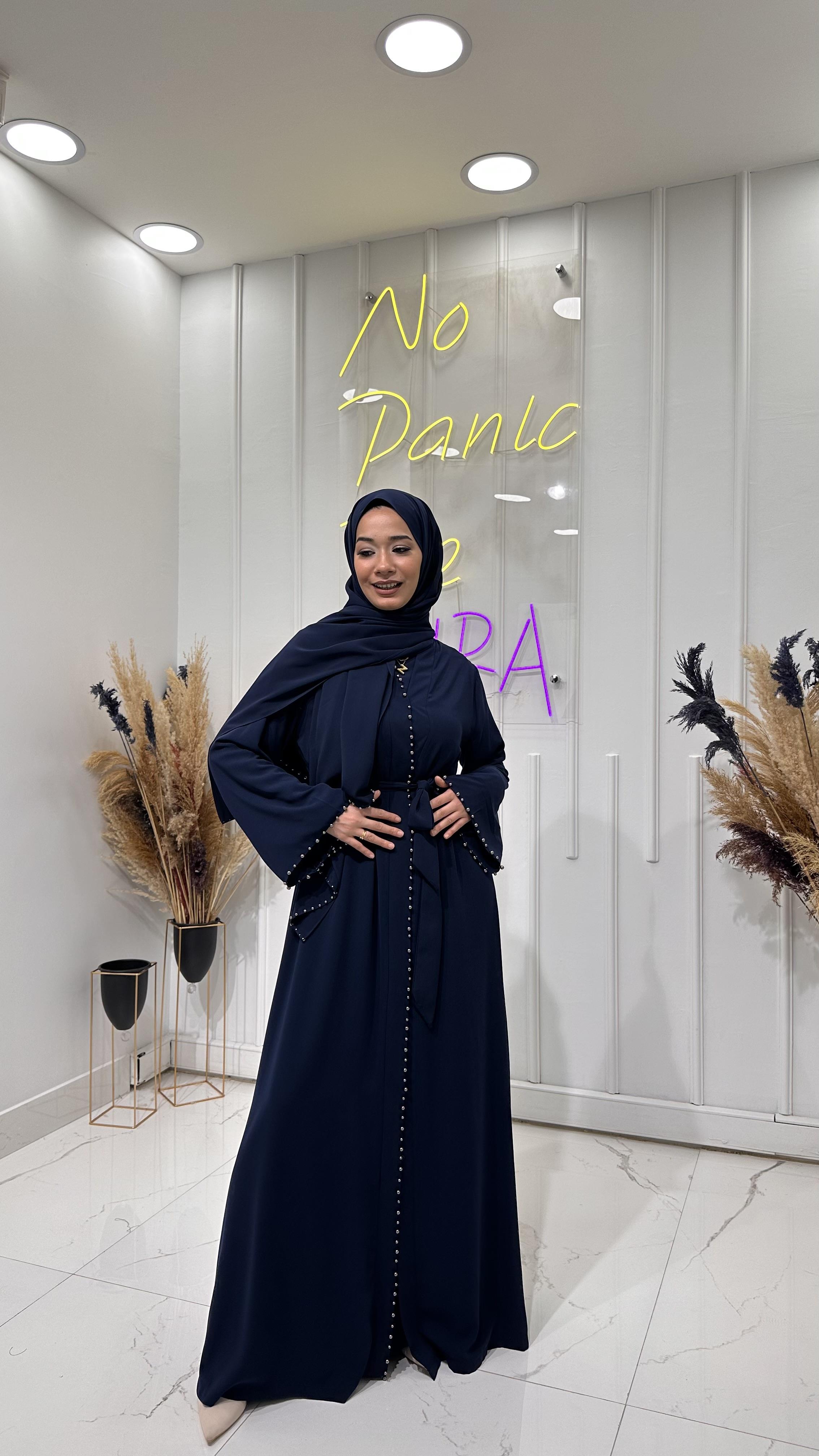 İnci Şerit Abaya