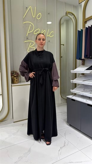 DEFNE ABAYA - HİBİSCUS & ŞAL & İÇLİK TAKIM