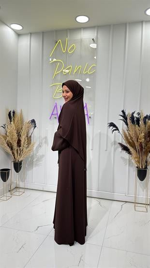 Düz Abaya - Acı Kahve