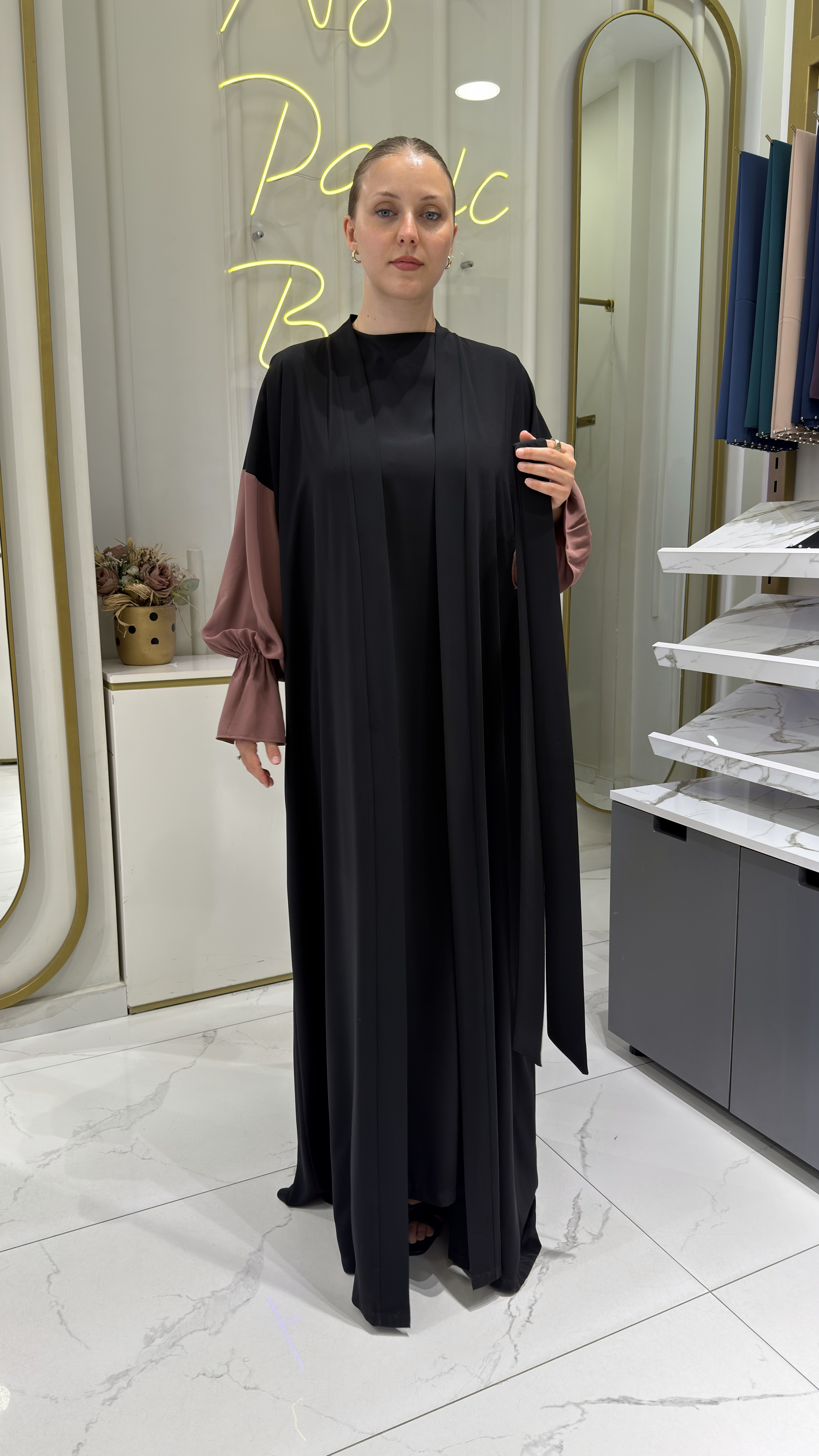DEFNE ABAYA - GÜL KURUSU