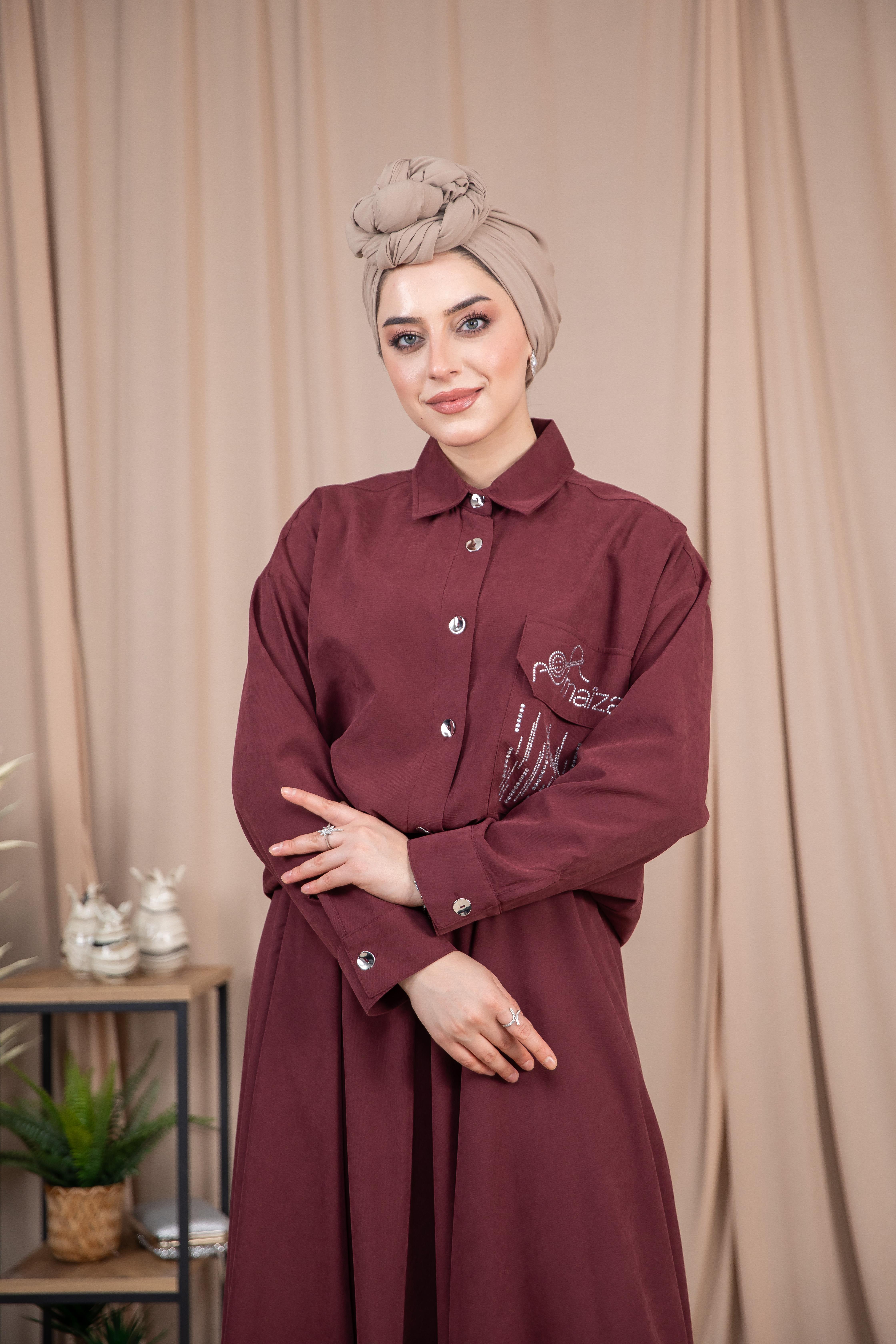 ETEKLİ 2'Lİ TAKIM BORDO