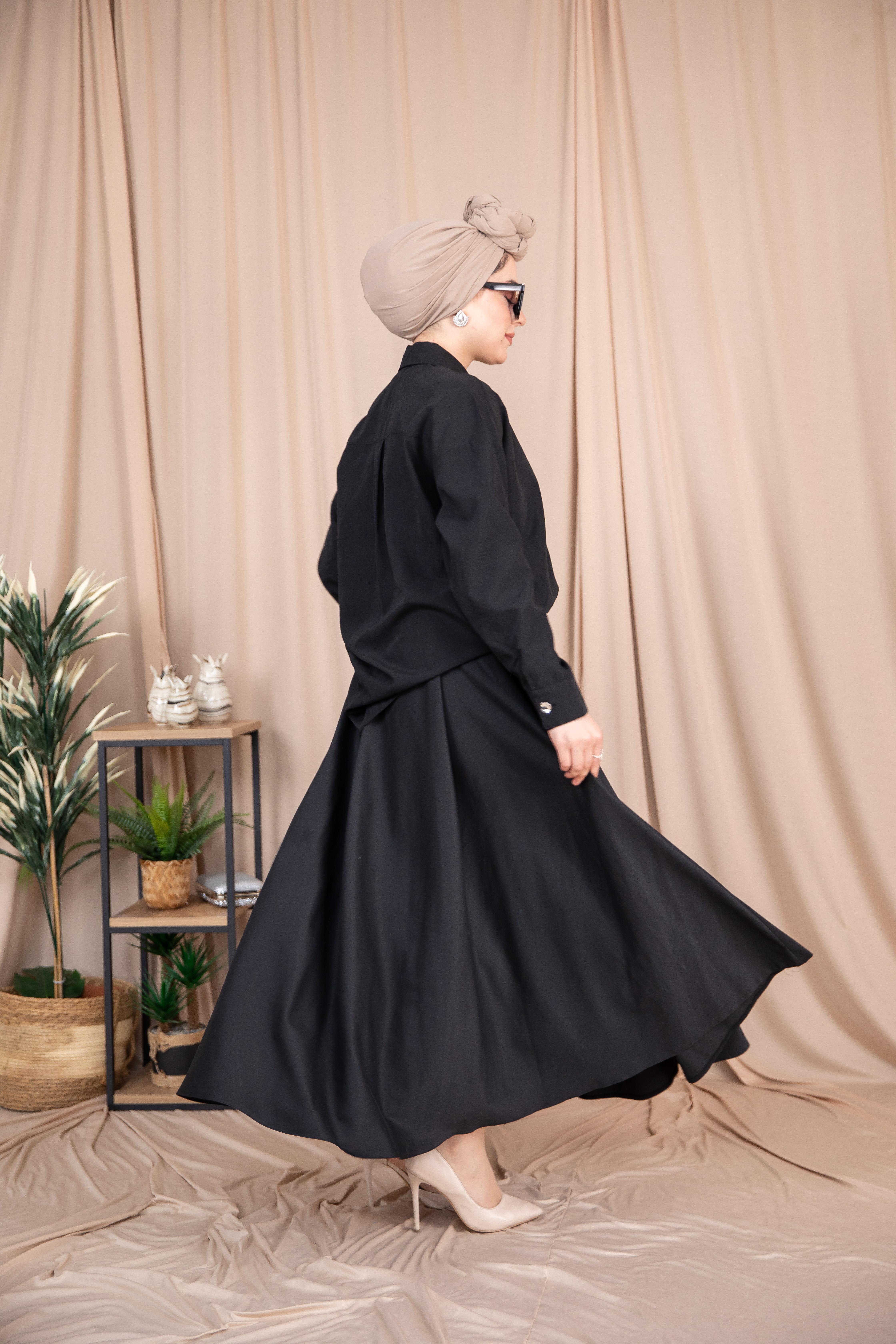 ETEKLİ 2'Lİ TAKIM SİYAH