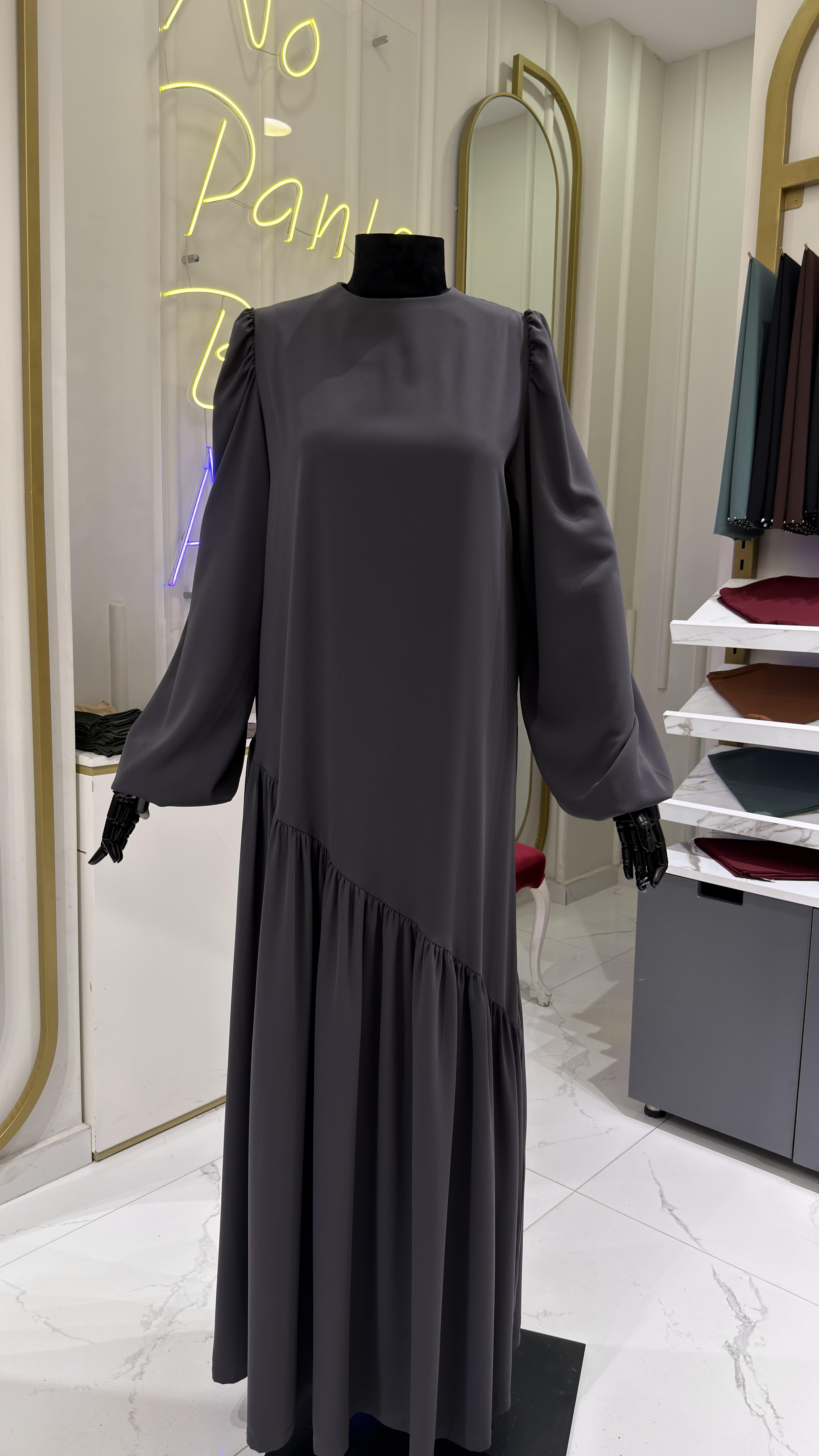 Neva Elbise - Antrasit 