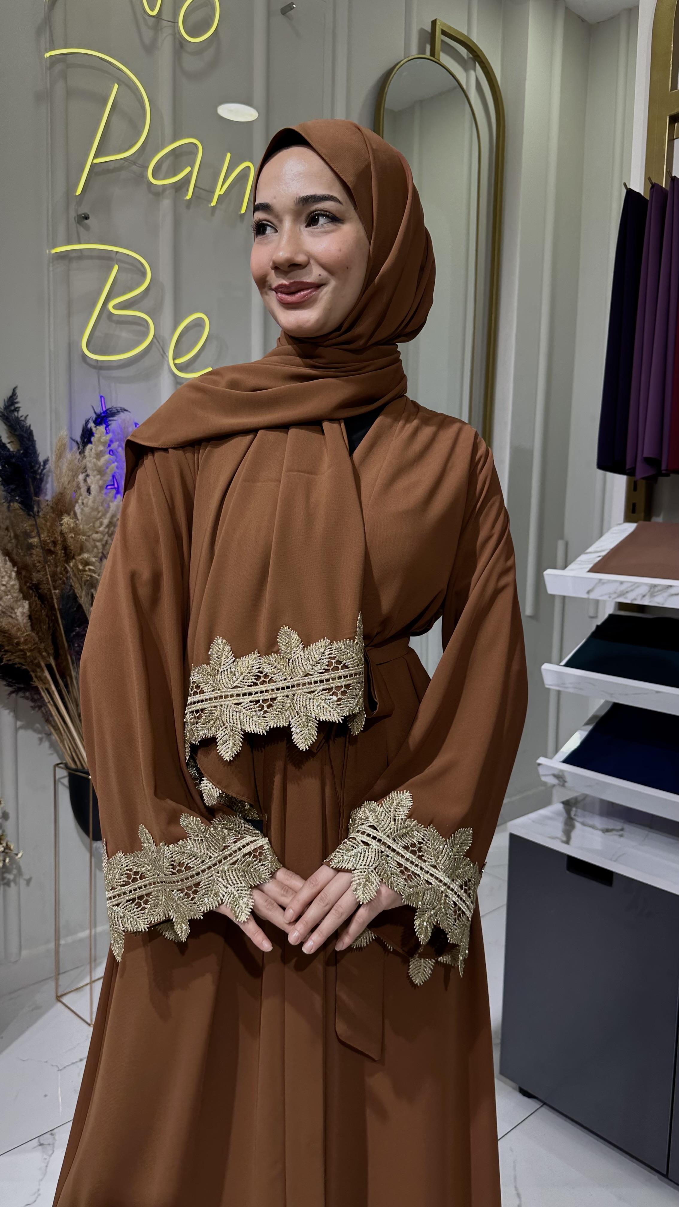 SAHRA abaya takım taba