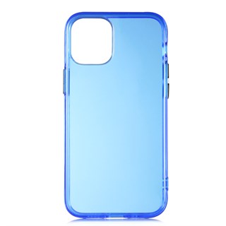Apple iPhone 12 Bist Colorful Yumuşak Mavi Silikon Kılıf