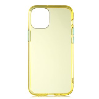 Apple iPhone 12 Bist Colorful Yumuşak Sarı Silikon Kılıf