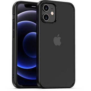 Apple iPhone 12 Homm Renkli Tuşlu Kılıf Siyah