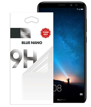 Huawei Mate 10 Lite Ekran Koruyucu Blue Nano Ekran Filmi Kırılmaz