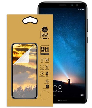 Huawei Mate 10 Lite Ekran Koruyucu Gold Nano Ekran Filmi Kırılmaz