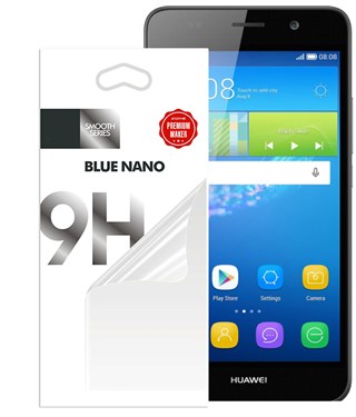 Huawei Y6 2018 Ekran Koruyucu Blue Nano Ekran Filmi Kırılmaz