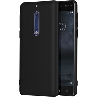 Nokia 3 İnce Mat Esnek Siyah Silikon Kılıf