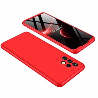Samsung Galaxy A32 360 Derece Kılıf Tam Koruma Kırmızı
