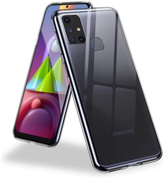 Samsung Galaxy M51 Süper Silikon Kılıf Şeffaf
