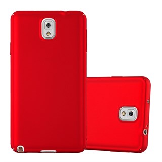 Samsung Galaxy Note 3 İnce Mat Esnek Kırmızı Silikon Kılıf