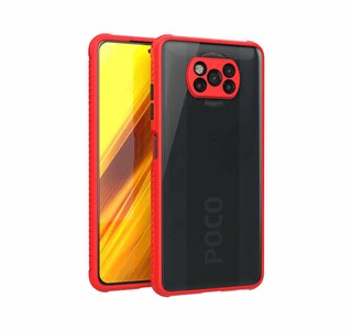 Xiaomi Poco X3 Keff Ekstra Dayanıklı Kılıf Kırmızı