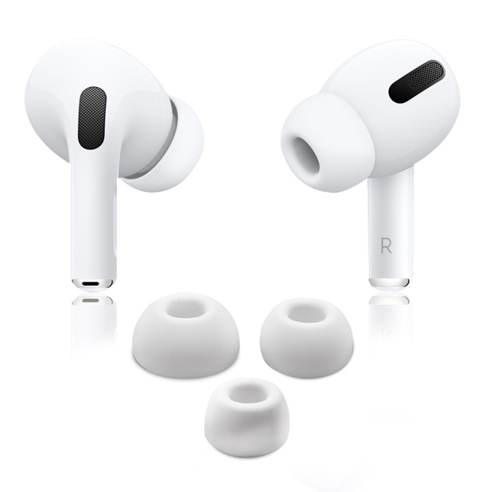 Airpods Pro Kulaklık Ucu Silikon Beyaz Kılıf | Ücretsiz Kargo