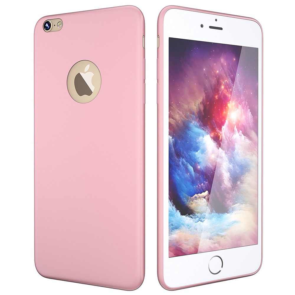 Apple iPhone 6 6S Plus İnce Mat Esnek Rose Gold (Bakır) Silikon Kılıf |  Ücretsiz Kargo