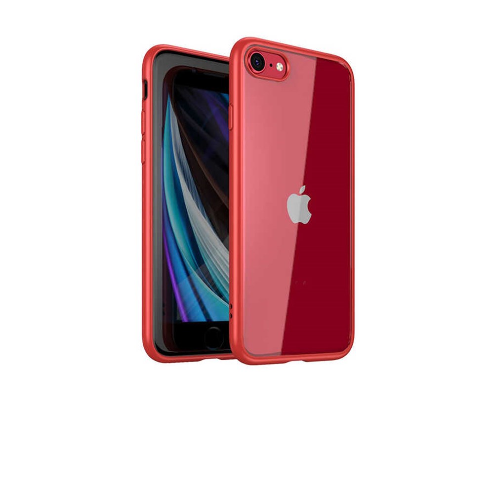 Apple iPhone 8 Homm Renkli Tuşlu Kılıf Kırmızı | Ücretsiz Kargo
