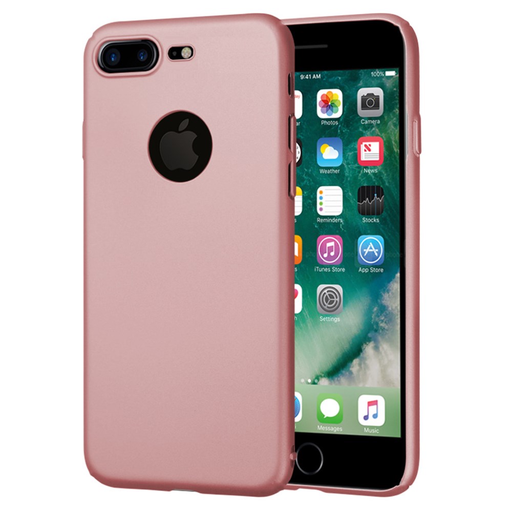 Apple iPhone 8 Plus İnce Mat Esnek Rose Gold (Bakır) Silikon Kılıf |  Ücretsiz Kargo