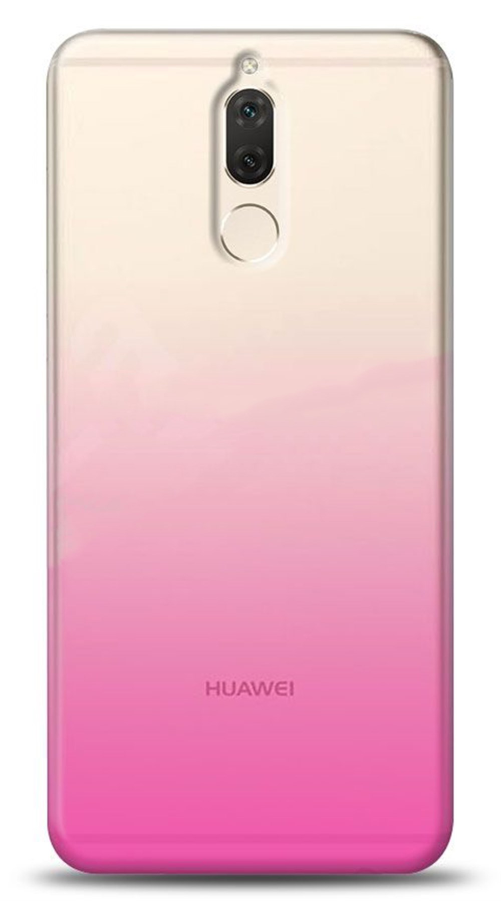 Huawei Mate 10 Lite Renk Geçişli Kapak Pembe Kılıf | Ücretsiz Kargo