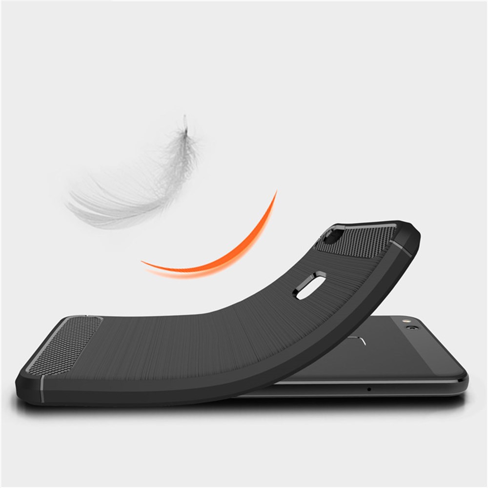 Huawei P10 Lite Tpu Karbon Esnek Siyah Silikon Kılıf | Ücretsiz Kargo
