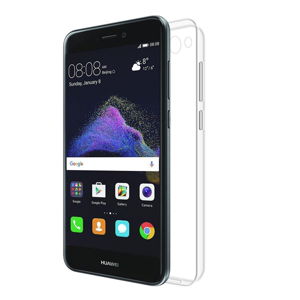 Huawei P9 Lite 2017 Şeffaf Silikon Estetik İnce Kılıf Ücretsiz Kargo