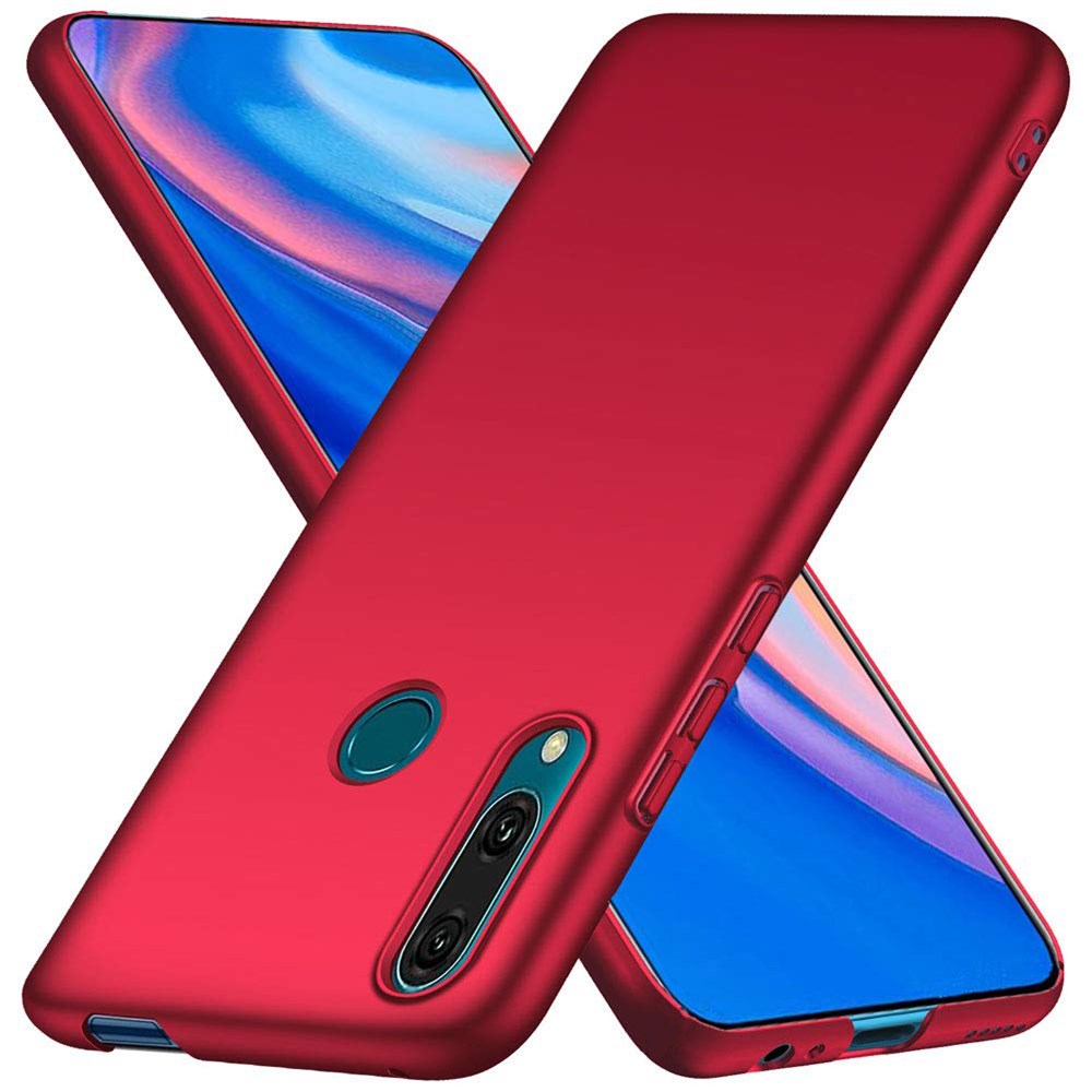 Huawei Y9 Prime 2019 İnce Mat Esnek Kırmızı Silikon Kılıf | Ücretsiz Kargo