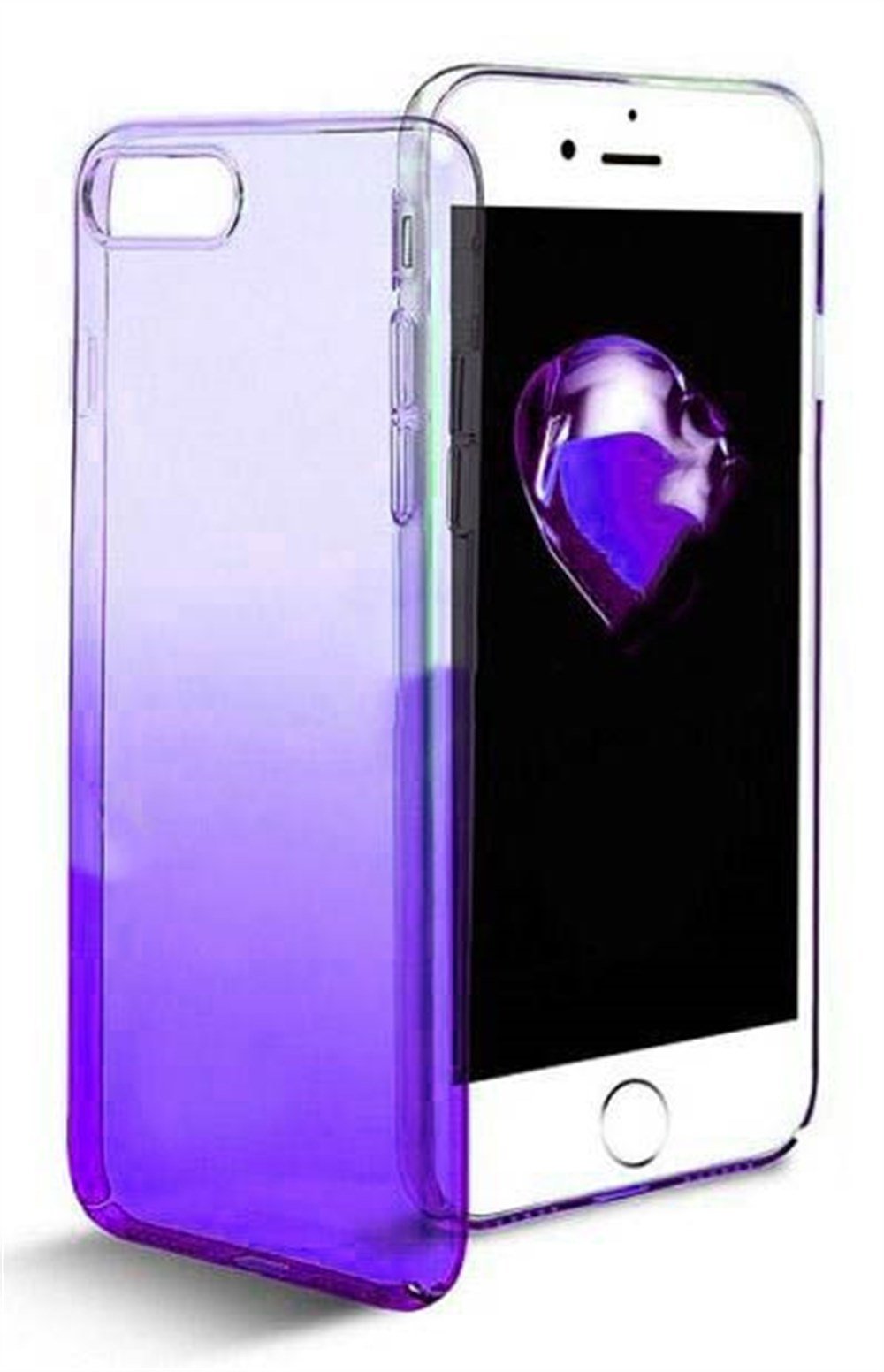 iPhone 6 6S Renk Geçişli Kapak Mor Kılıf | Ücretsiz Kargo