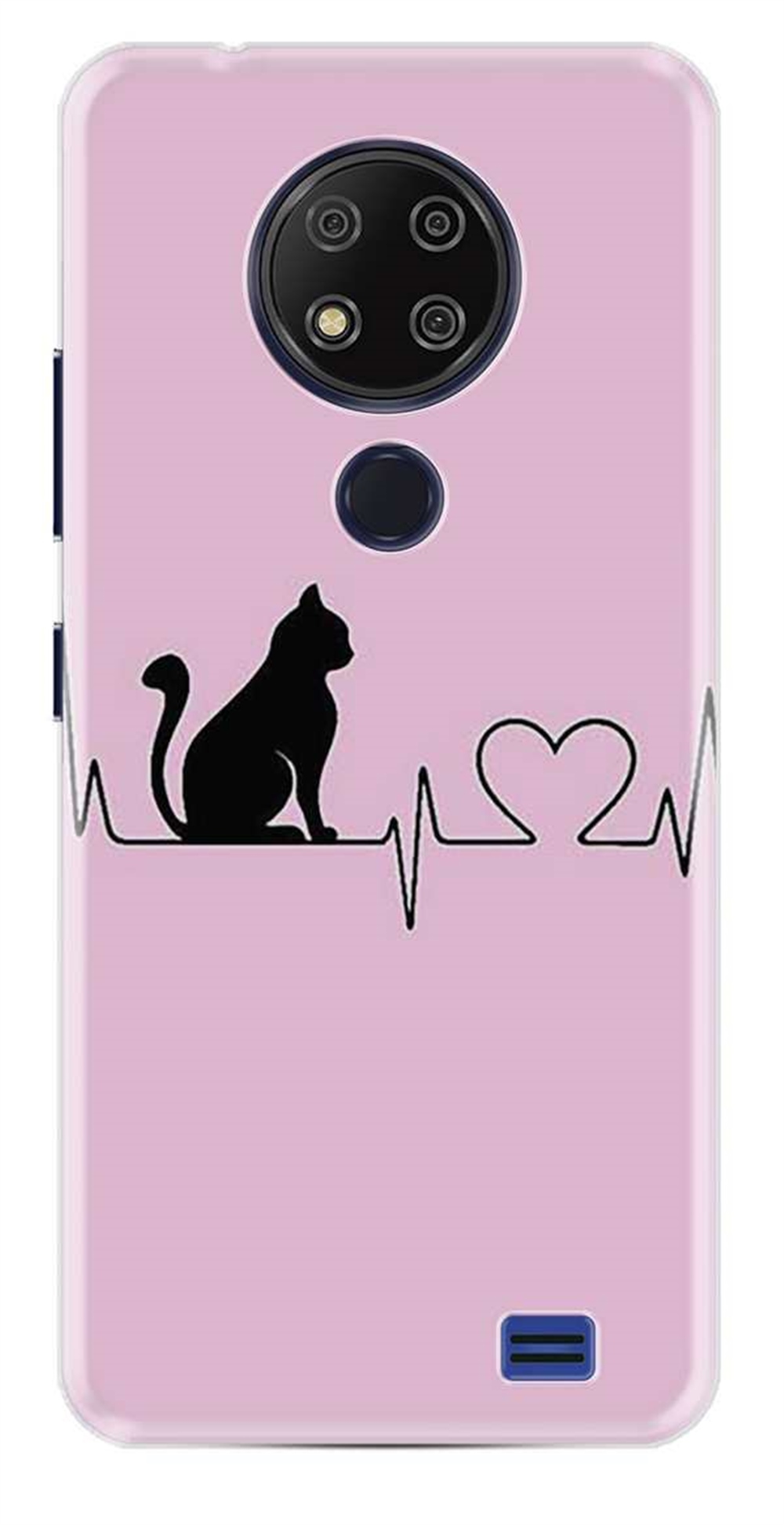 Reeder P13 Blue Max 2020 Desenli Silikon Kılıf Pink Cat Heart | Ücretsiz  Kargo