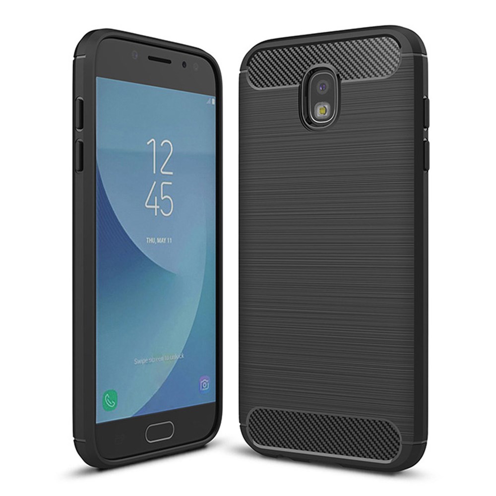 Samsung Galaxy J3 Pro J330 Tpu Karbon Esnek Siyah Silikon Kılıf | Ücretsiz  Kargo
