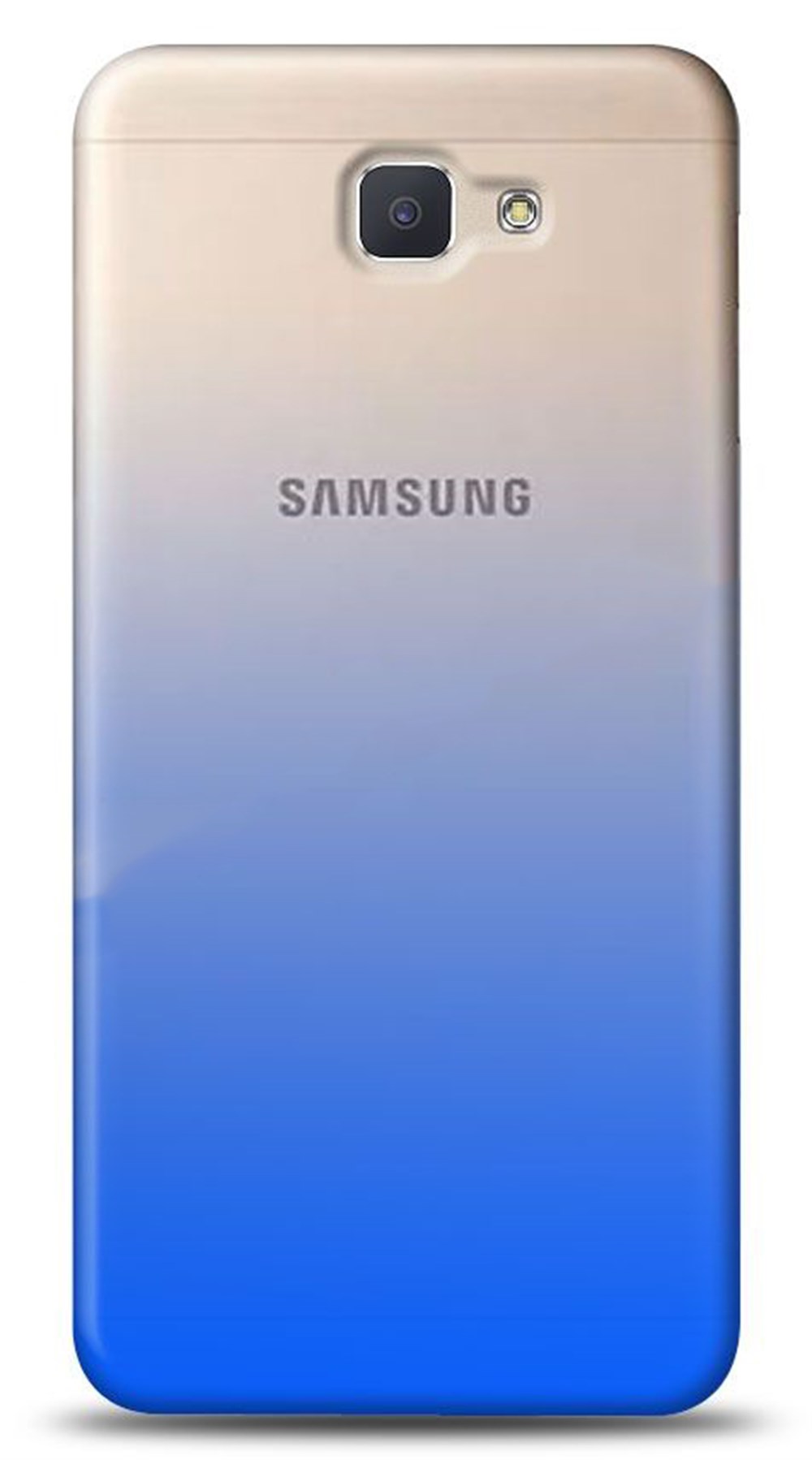 Samsung Galaxy J7 Prime Renk Geçişli Kapak Mavi Kılıf | Ücretsiz Kargo
