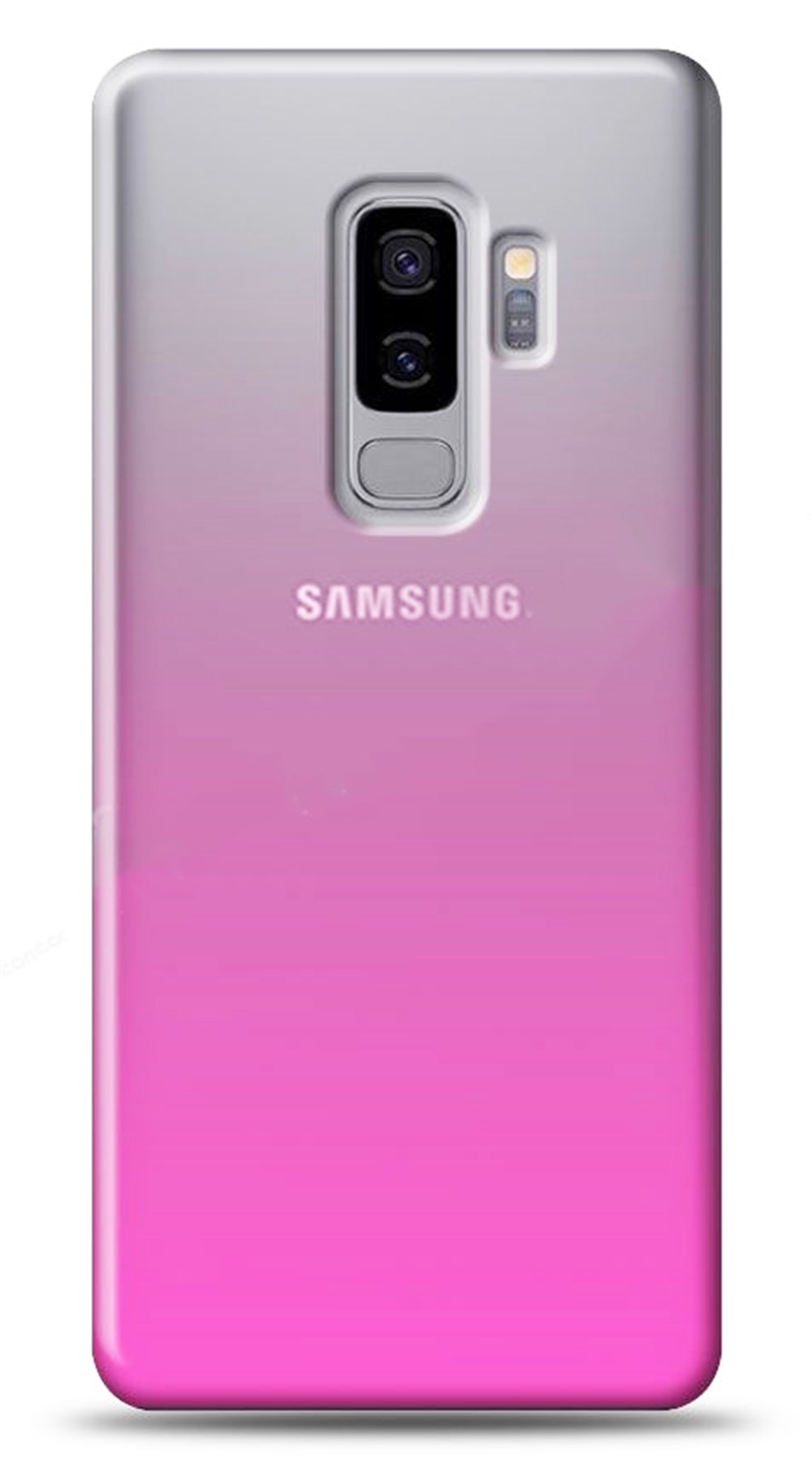 Samsung Galaxy J8 Renk Geçişli Kapak Pembe Kılıf | Ücretsiz Kargo