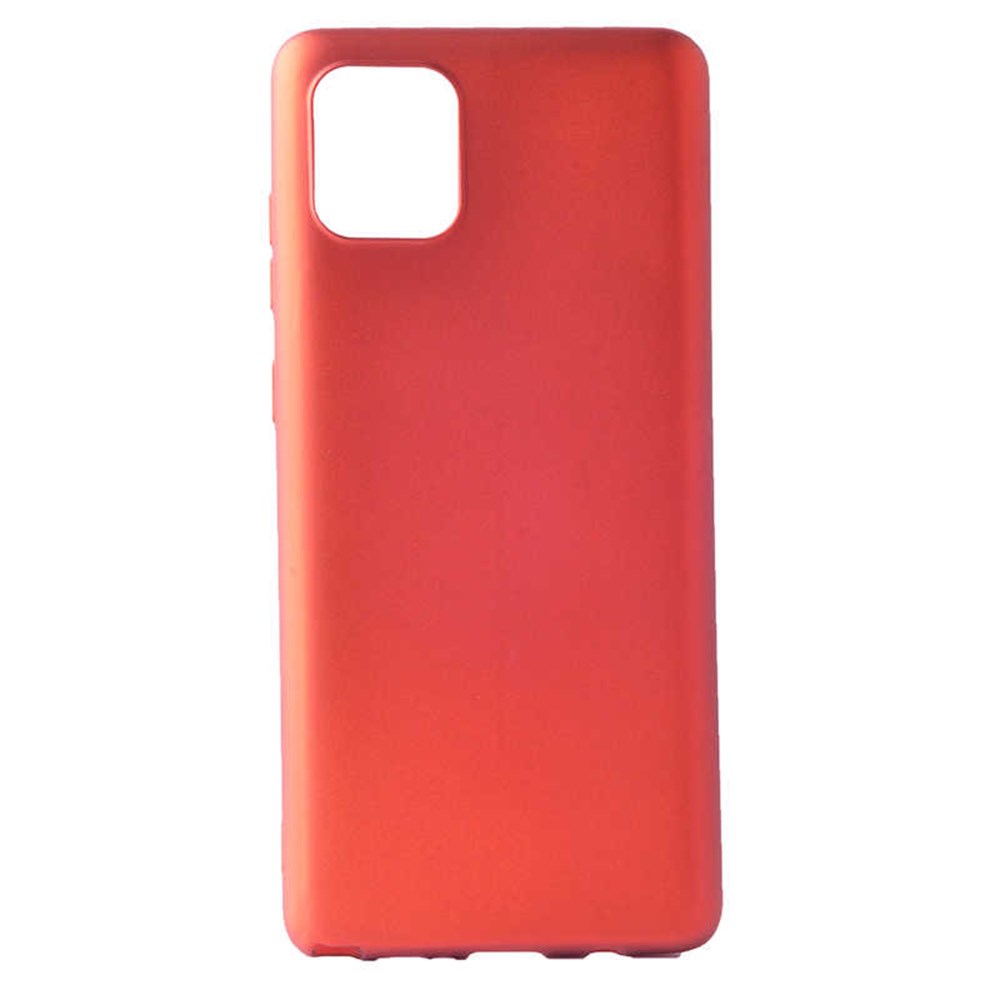 Samsung Galaxy Note 10 Lite İnce Mat Esnek Kırmızı Silikon Kılıf | Ücretsiz  Kargo