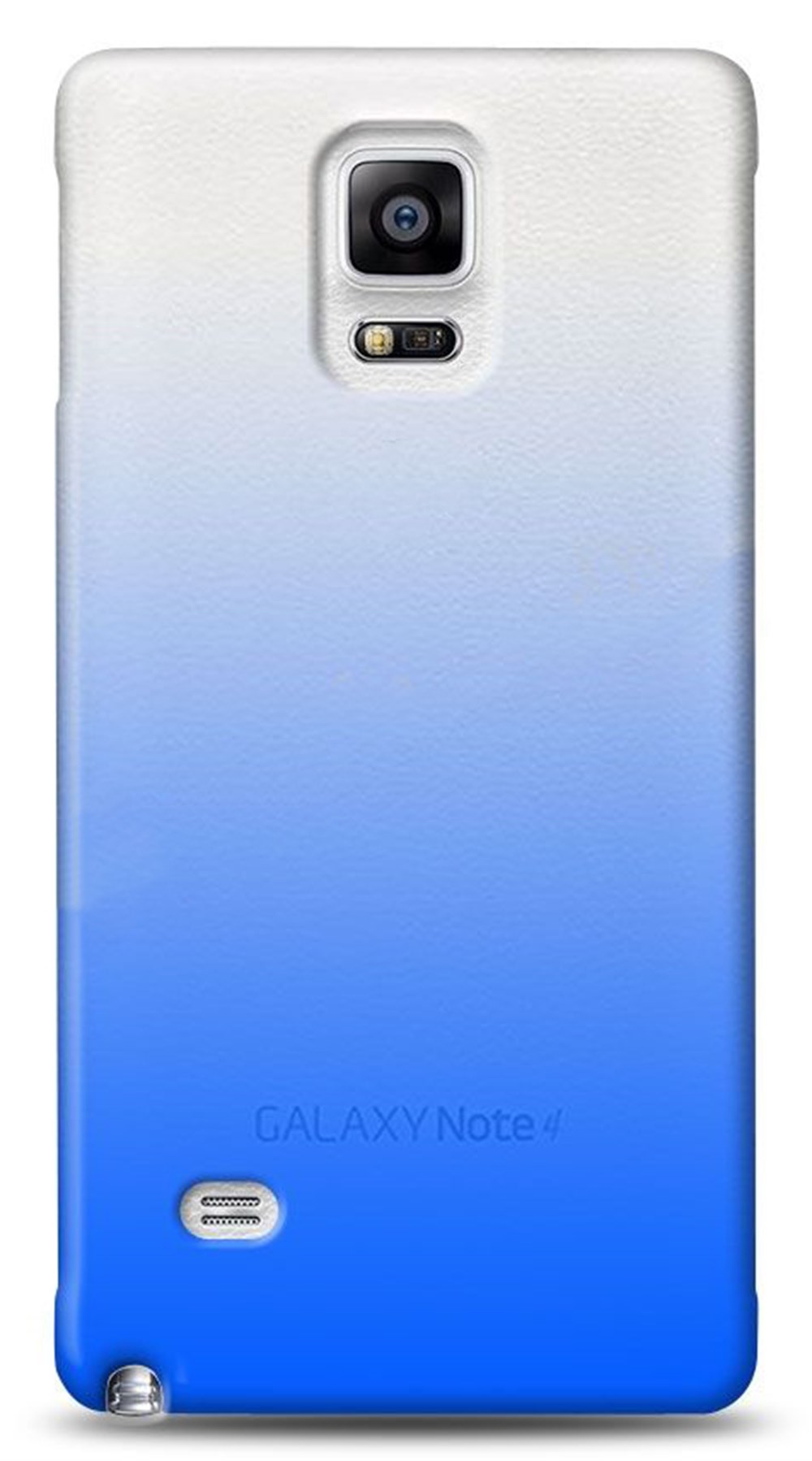 Samsung Galaxy Note 4 Renk Geçişli Kapak Mavi Kılıf | Ücretsiz Kargo