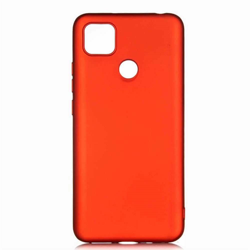 Xiaomi Redmi 9C İnce Mat Esnek Kırmızı Silikon Kılıf | Ücretsiz Kargo