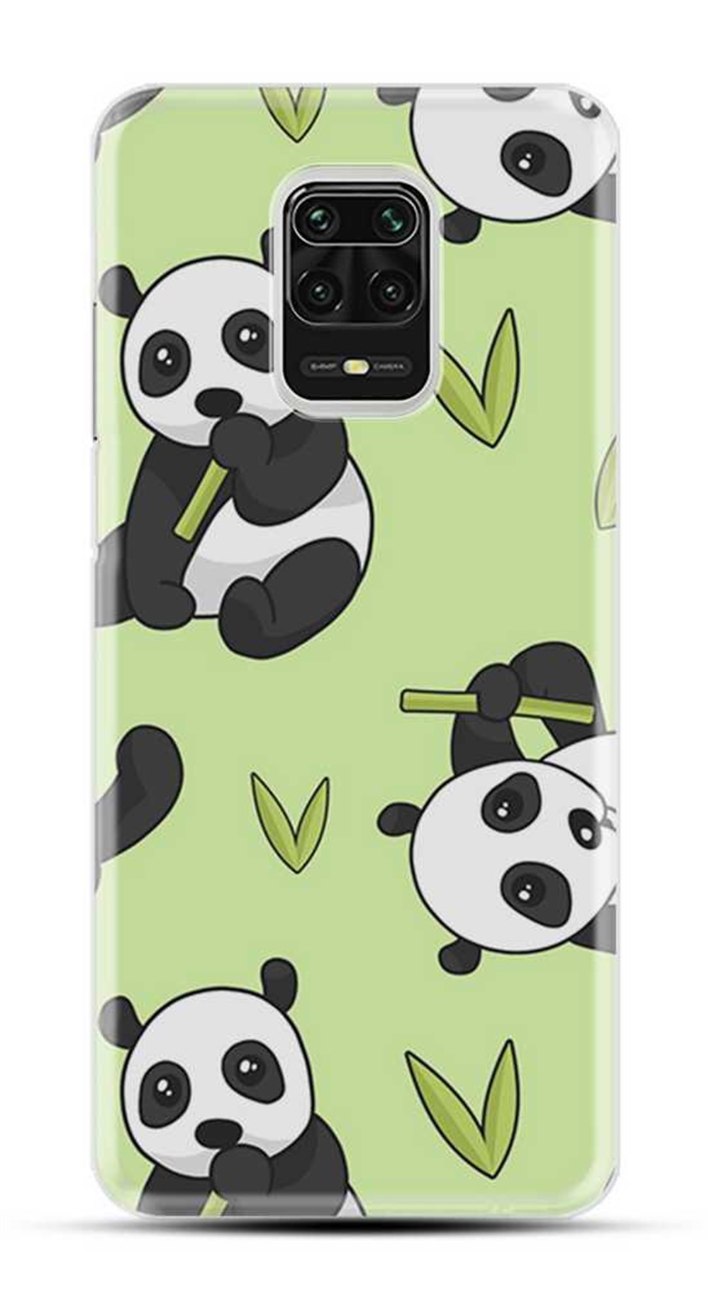 Xiaomi Redmi Note 9 Pro Desenli Silikon Resimli Kapak Panda İn The Forest  Kılıf | Ücretsiz Kargo
