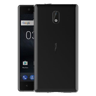 Nokia 3 Şeffaf Silikon Koruma Kılıf