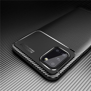 Samsung Galaxy A31 Titan Karbon Silikon Kılıf Lacivert