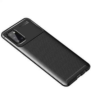 Samsung Galaxy A31 Titan Karbon Silikon Kılıf Siyah