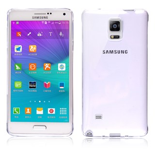 Samsung Galaxy Note 4 Esnek Şeffaf Silikon Kılıf Ücretsiz Kargo