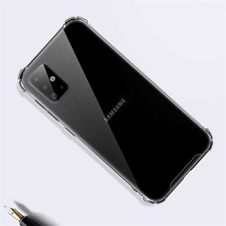 Samsung Galaxy S20 Plus Anti Drop Silikon Kenar Korumalı Kılıf