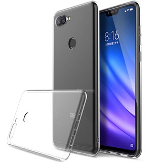 Xiaomi Mi 8 Lite Şeffaf TPU İnce Esnek Silikon Kılıf Ücretsiz Kargo