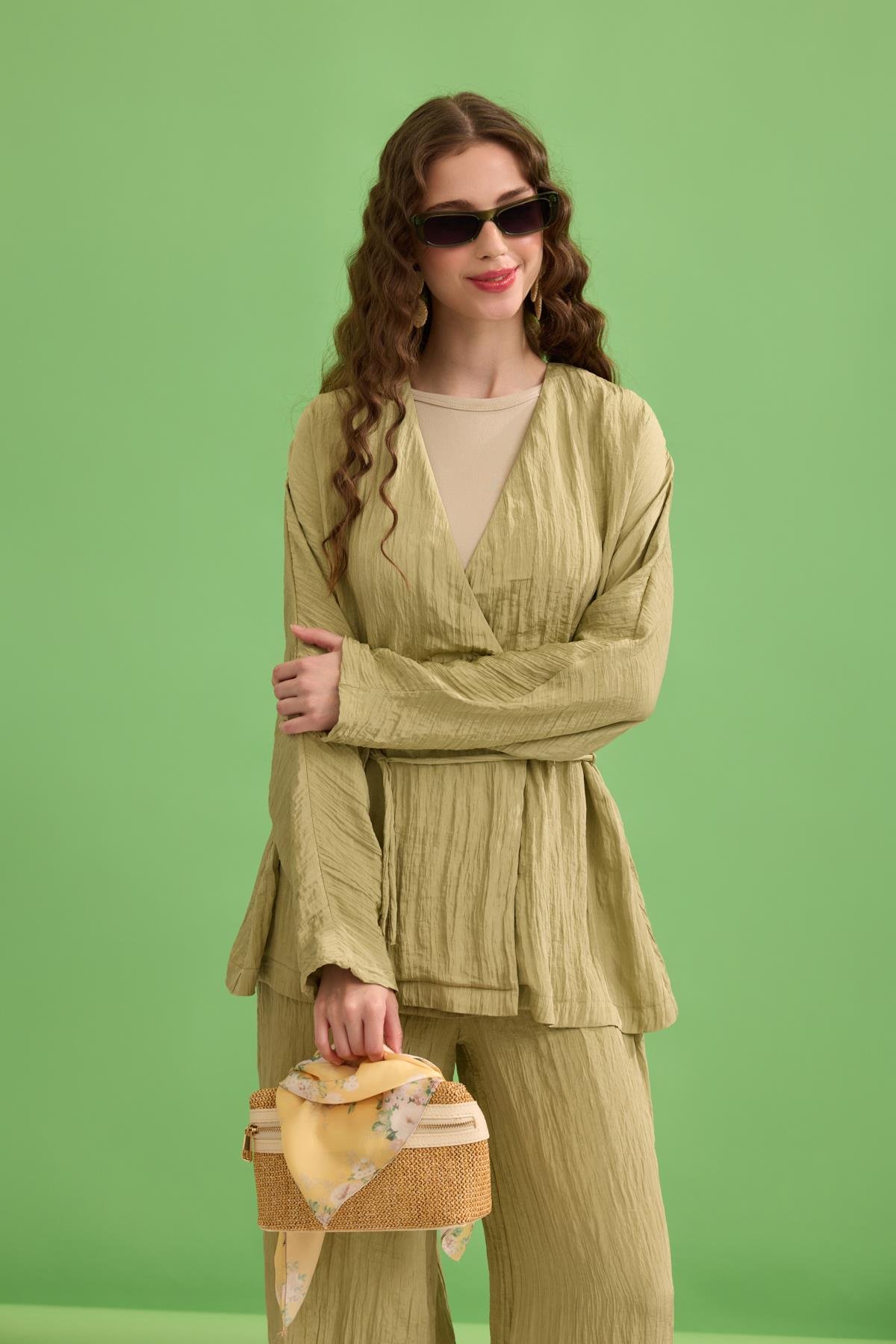 Ada Bağlamalı Pilili Takım - Çağla