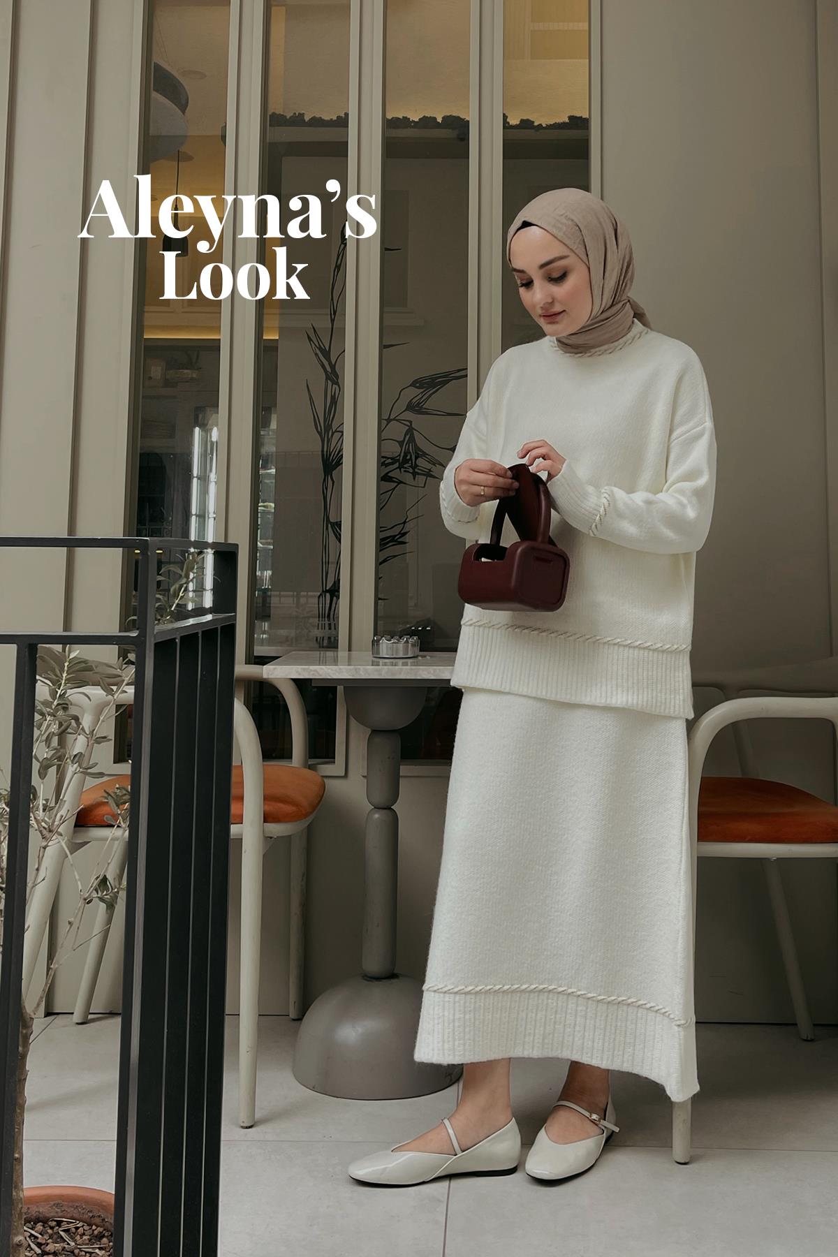 ALEYNA'NIN EMİNA TRİKO TAKIM KOMBİNİ