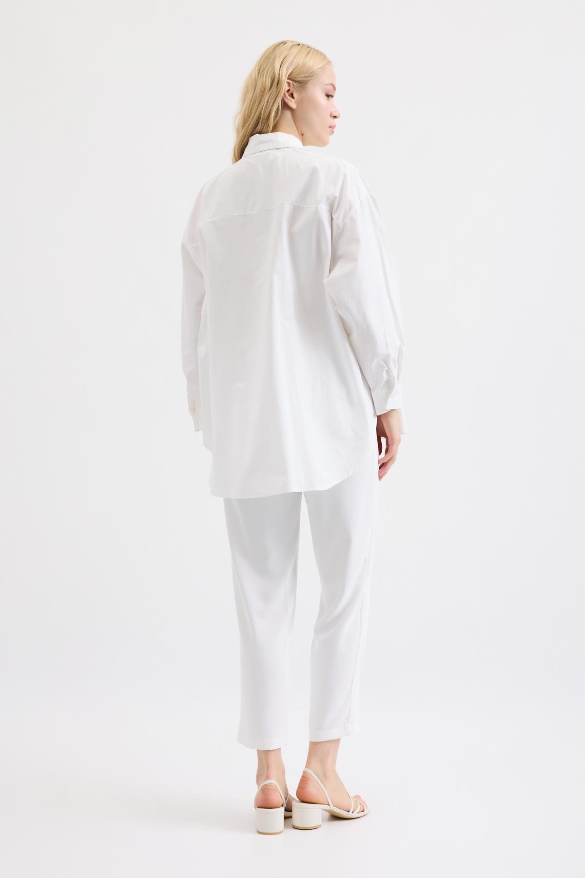 Amor Basic Gömlek - Beyaz 