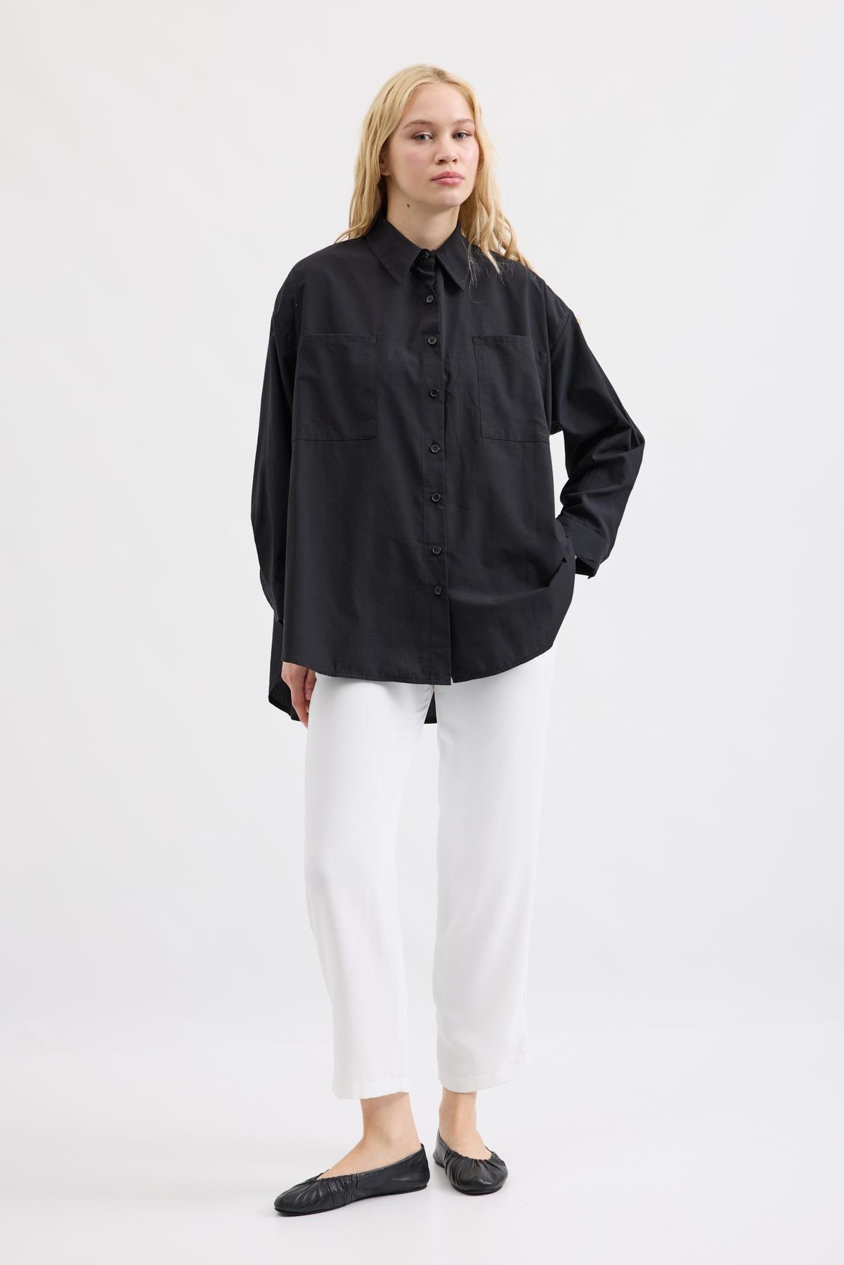 Amor Basic Gömlek - Siyah