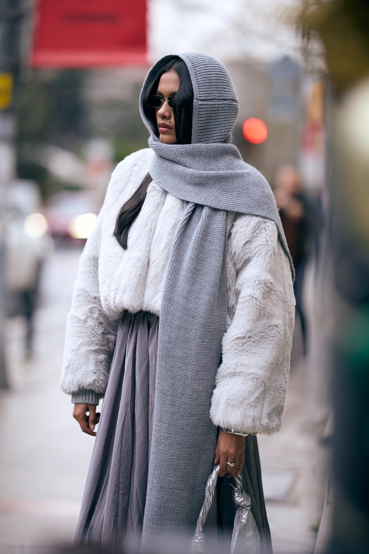 Triko Atkılı Bere - Gri